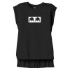 Women's Flowy Muscle Tee With Rolled Cuffs Thumbnail