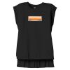 Women's Flowy Muscle Tee With Rolled Cuffs Thumbnail