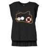 Women's Flowy Muscle Tee With Rolled Cuffs Thumbnail