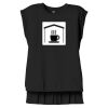 Women's Flowy Muscle Tee With Rolled Cuffs Thumbnail
