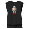Women's Flowy Muscle Tee With Rolled Cuffs Thumbnail