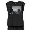 Women's Flowy Muscle Tee With Rolled Cuffs Thumbnail