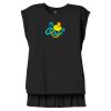 Women's Flowy Muscle Tee With Rolled Cuffs Thumbnail