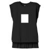 Women's Flowy Muscle Tee With Rolled Cuffs Thumbnail