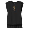 Women's Flowy Muscle Tee With Rolled Cuffs Thumbnail
