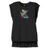 Women's Flowy Muscle Tee With Rolled Cuffs Thumbnail