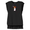 Women's Flowy Muscle Tee With Rolled Cuffs Thumbnail