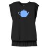 Women's Flowy Muscle Tee With Rolled Cuffs Thumbnail
