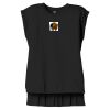 Women's Flowy Muscle Tee With Rolled Cuffs Thumbnail