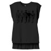 Women's Flowy Muscle Tee With Rolled Cuffs Thumbnail