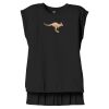 Women's Flowy Muscle Tee With Rolled Cuffs Thumbnail