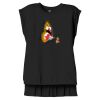 Women's Flowy Muscle Tee With Rolled Cuffs Thumbnail