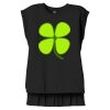 Women's Flowy Muscle Tee With Rolled Cuffs Thumbnail