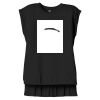 Women's Flowy Muscle Tee With Rolled Cuffs Thumbnail