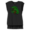 Women's Flowy Muscle Tee With Rolled Cuffs Thumbnail