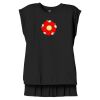 Women's Flowy Muscle Tee With Rolled Cuffs Thumbnail