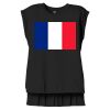 Women's Flowy Muscle Tee With Rolled Cuffs Thumbnail