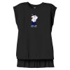 Women's Flowy Muscle Tee With Rolled Cuffs Thumbnail