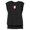 Women's Flowy Muscle Tee With Rolled Cuffs Thumbnail