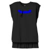 Women's Flowy Muscle Tee With Rolled Cuffs Thumbnail