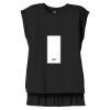 Women's Flowy Muscle Tee With Rolled Cuffs Thumbnail