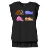 Women's Flowy Muscle Tee With Rolled Cuffs Thumbnail