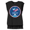 Women's Flowy Muscle Tee With Rolled Cuffs Thumbnail