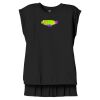 Women's Flowy Muscle Tee With Rolled Cuffs Thumbnail