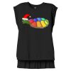 Women's Flowy Muscle Tee With Rolled Cuffs Thumbnail