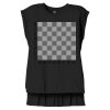 Women's Flowy Muscle Tee With Rolled Cuffs Thumbnail