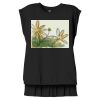 Women's Flowy Muscle Tee With Rolled Cuffs Thumbnail