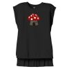 Women's Flowy Muscle Tee With Rolled Cuffs Thumbnail
