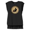 Women's Flowy Muscle Tee With Rolled Cuffs Thumbnail