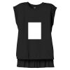 Women's Flowy Muscle Tee With Rolled Cuffs Thumbnail