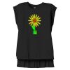 Women's Flowy Muscle Tee With Rolled Cuffs Thumbnail