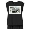 Women's Flowy Muscle Tee With Rolled Cuffs Thumbnail