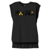 Women's Flowy Muscle Tee With Rolled Cuffs Thumbnail