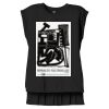 Women's Flowy Muscle Tee With Rolled Cuffs Thumbnail
