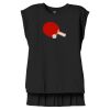 Women's Flowy Muscle Tee With Rolled Cuffs Thumbnail