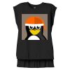 Women's Flowy Muscle Tee With Rolled Cuffs Thumbnail