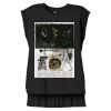 Women's Flowy Muscle Tee With Rolled Cuffs Thumbnail
