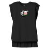 Women's Flowy Muscle Tee With Rolled Cuffs Thumbnail