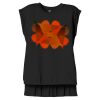Women's Flowy Muscle Tee With Rolled Cuffs Thumbnail
