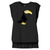 Women's Flowy Muscle Tee With Rolled Cuffs Thumbnail