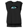 Women's Flowy Muscle Tee With Rolled Cuffs Thumbnail