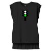 Women's Flowy Muscle Tee With Rolled Cuffs Thumbnail