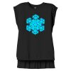 Women's Flowy Muscle Tee With Rolled Cuffs Thumbnail