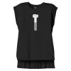 Women's Flowy Muscle Tee With Rolled Cuffs Thumbnail