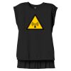 Women's Flowy Muscle Tee With Rolled Cuffs Thumbnail