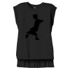 Women's Flowy Muscle Tee With Rolled Cuffs Thumbnail